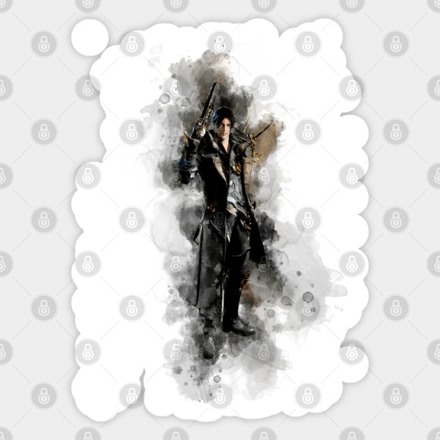 Devil Hunter - Lost Ark Sticker by Stylizing4You